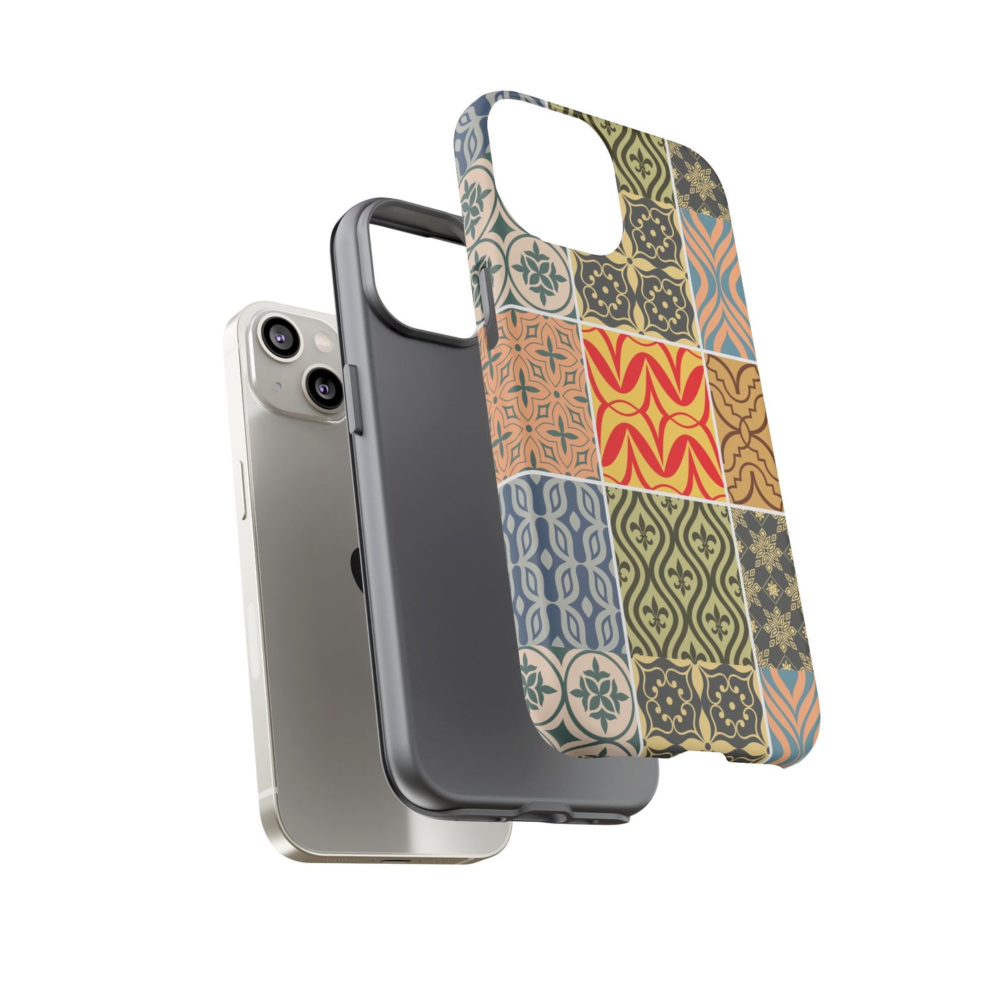 Decorative Phone Cases, Unique Phone Cover, Stylish iPhone Case, Gift for Phone Lovers, Trendy Tech Accessories