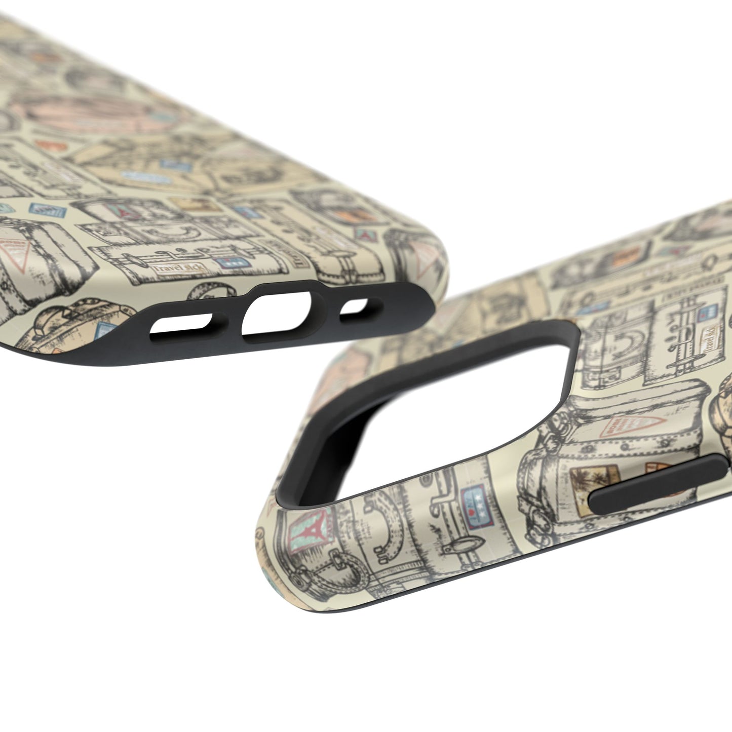 Travel-Inspired Magnetic Tough Cases, Unique Phone Accessories, Perfect for Adventurers, Great Gift for Travelers or Holidays