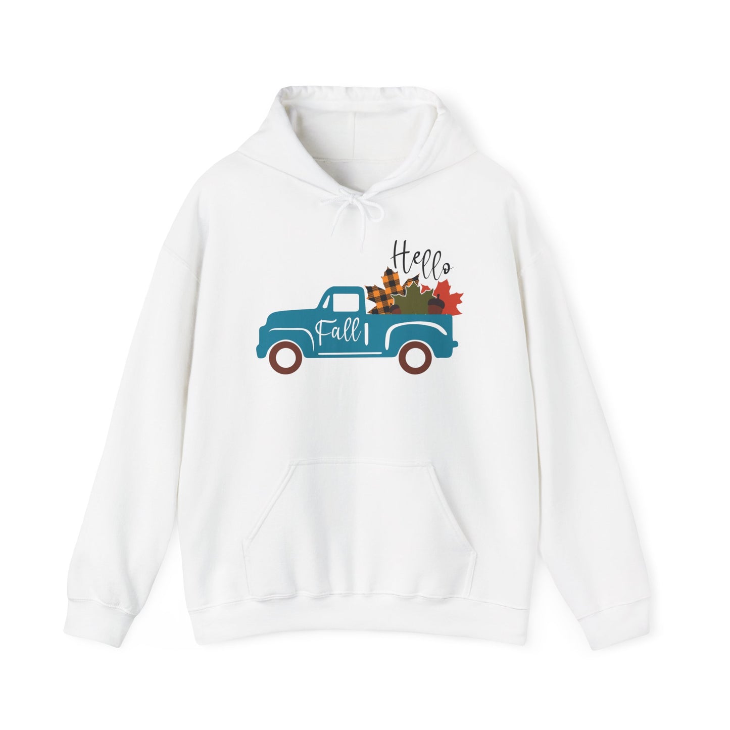 Fall Vibes Unisex Hoodie - Cozy Sweatshirt for Autumn, Perfect Gift for Thanksgiving & Casual Outfits, Hello Fall Design - MaisonThreadory