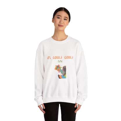 Thanksgiving Vibe Crewneck Sweatshirt, Fall Fashion, Unisex Sweatshirt, Cozy Gift for Her, Autumn Apparel, Holiday Wear - MaisonThreadory