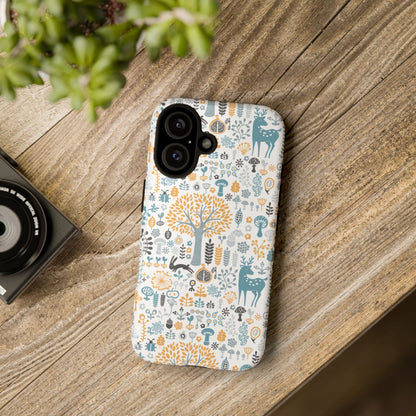 Nature-Inspired Phone Case, Durable Protective Cover, Bohemian Phone Accessory, Symbol of Strength, Eco-Friendly Gift