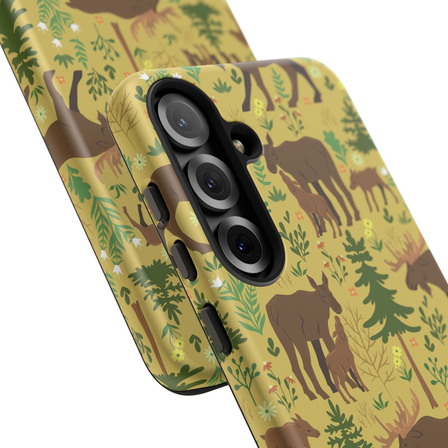 Moose Phone Case - Nature Lover's Accessory, Gifts for Outdoorsy Friends, Wildlife Decor, Eco-Friendly Cover, Forest Adventure Gear - MaisonThreadory