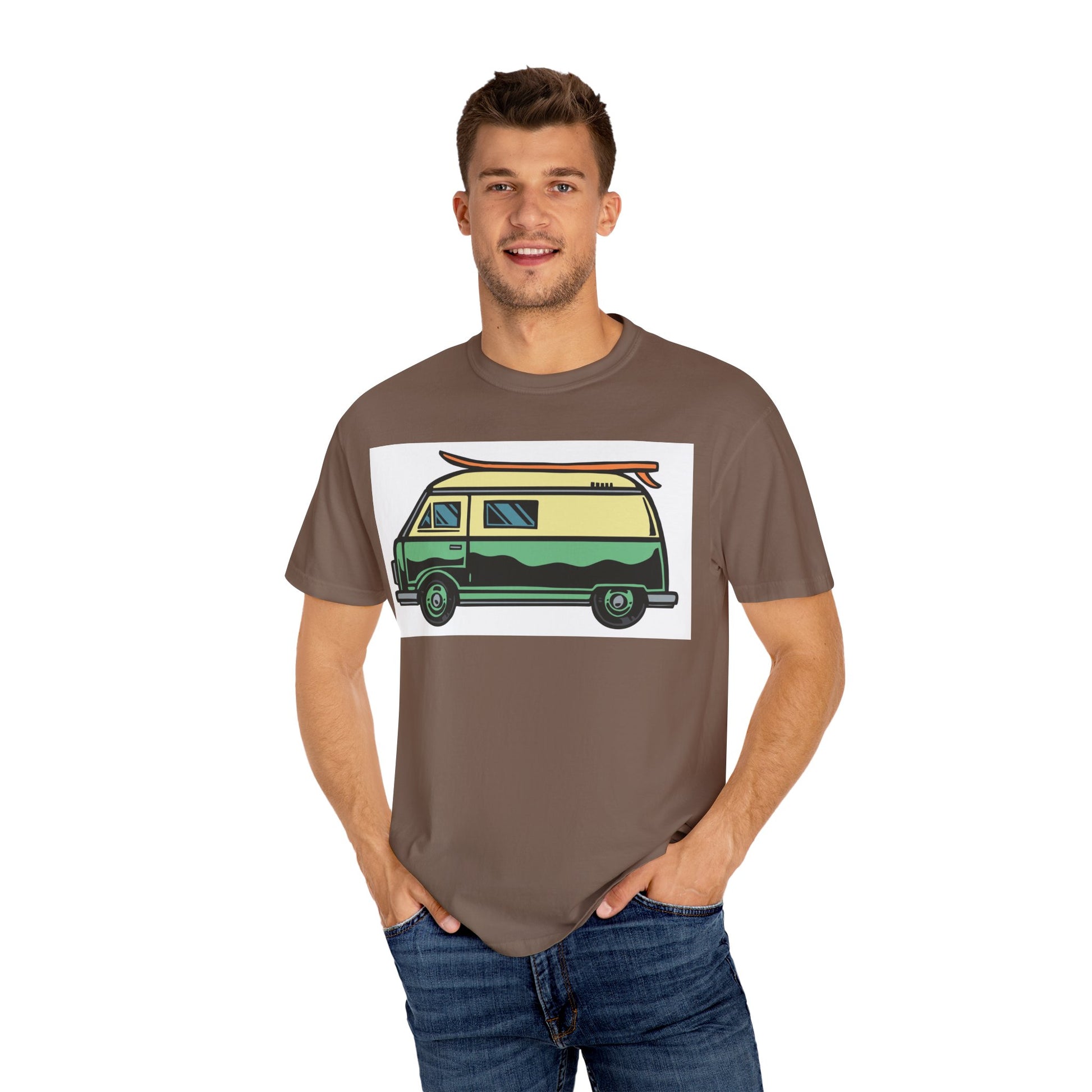 Retro Van Graphic T-Shirt - Perfect for Road Trips, Beach Days, Summer Festivals, Adventure Lovers, Gift for Travelers - MaisonThreadory