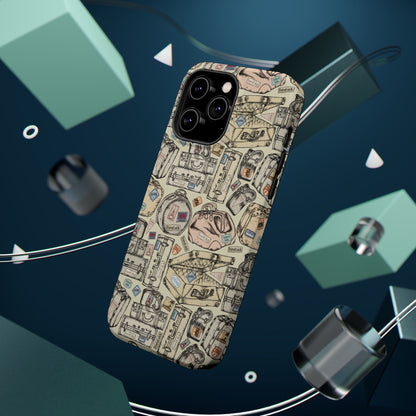 Travel-Inspired Magnetic Tough Cases, Unique Phone Accessories, Perfect for Adventurers, Great Gift for Travelers or Holidays