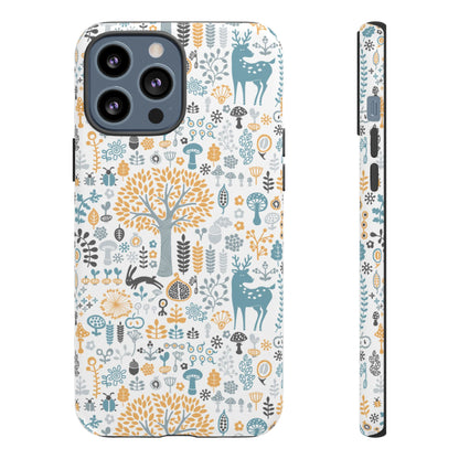Nature-Inspired Phone Case, Durable Protective Cover, Bohemian Phone Accessory, Symbol of Strength, Eco-Friendly Gift