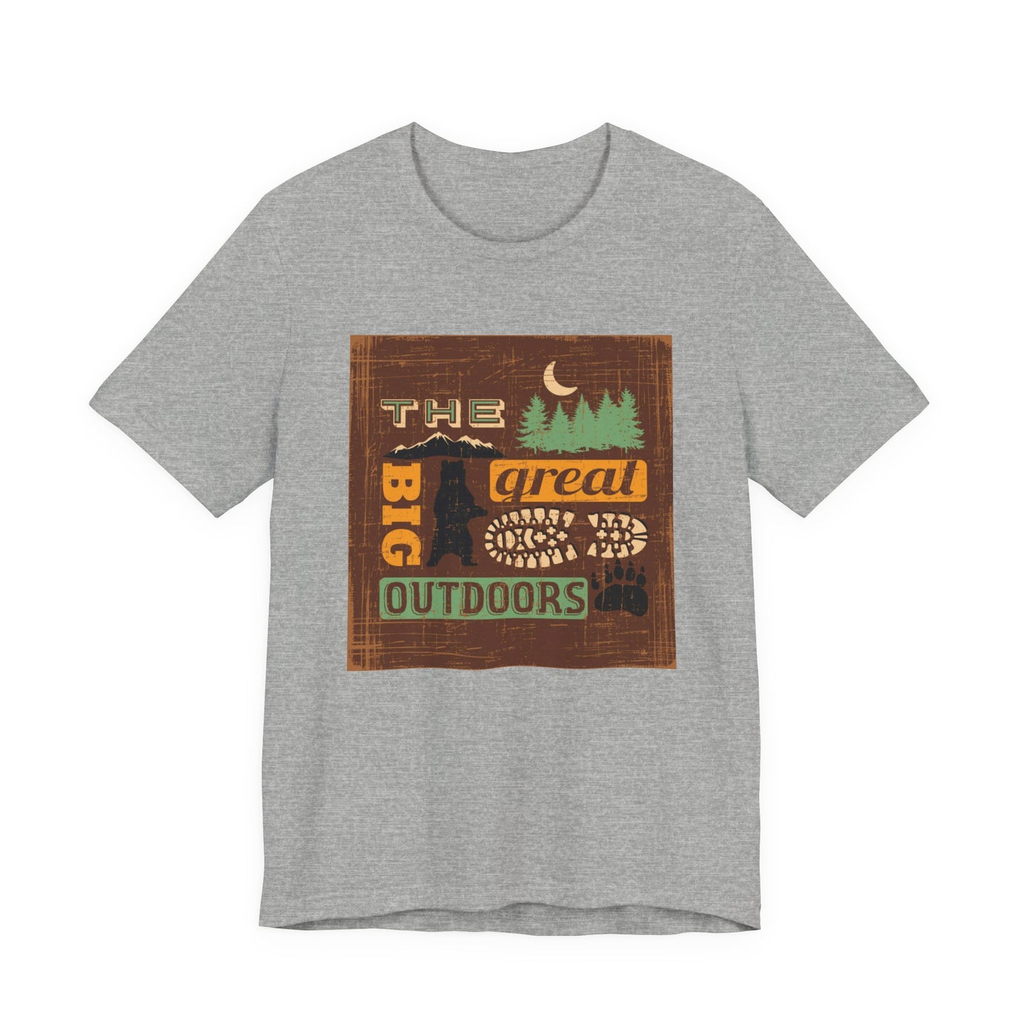 The Great Outdoors Unisex Tee, Adventure Shirt, Nature Lover Gift, Camping Apparel, Summer Vibes, Hiking Outfit - MaisonThreadory