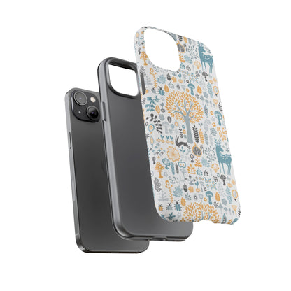 Nature-Inspired Phone Case, Durable Protective Cover, Bohemian Phone Accessory, Symbol of Strength, Eco-Friendly Gift