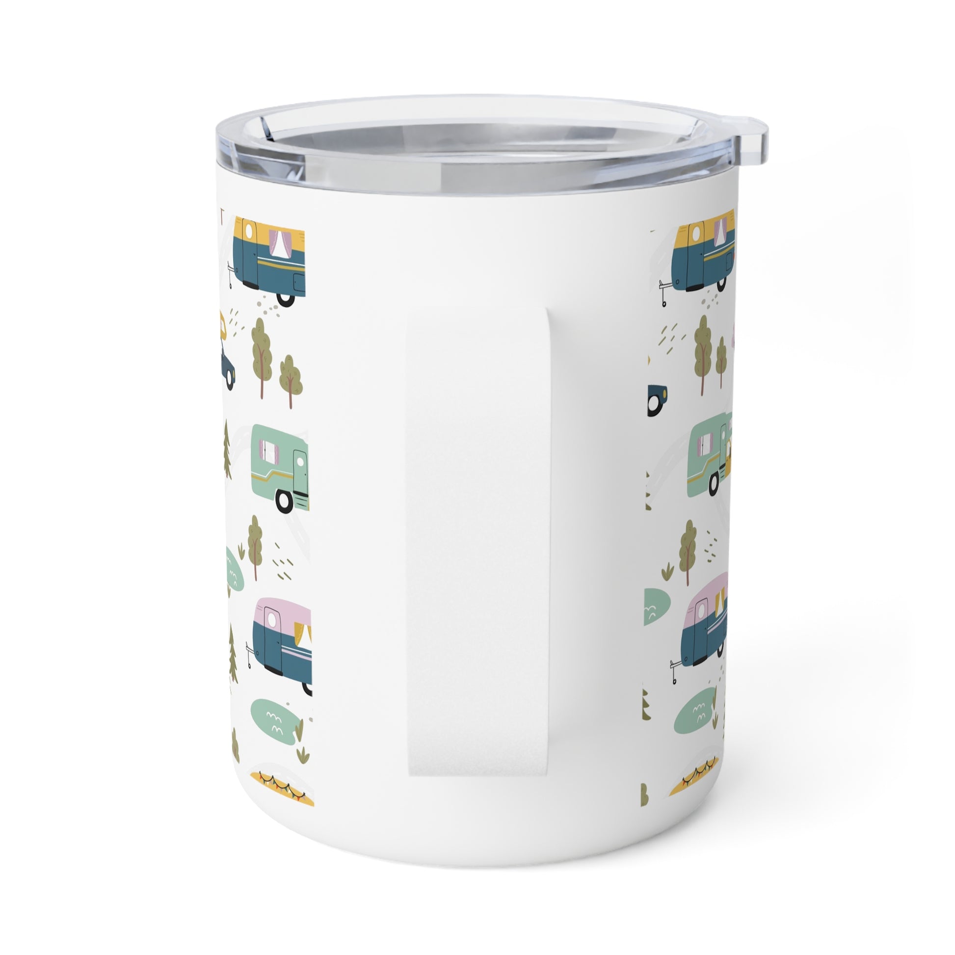Adventure Awaits Insulated Coffee Mug, Travel Mug, Camper Coffee Cup, Road Trip Gift, Nature Lover's Mug - MaisonThreadory