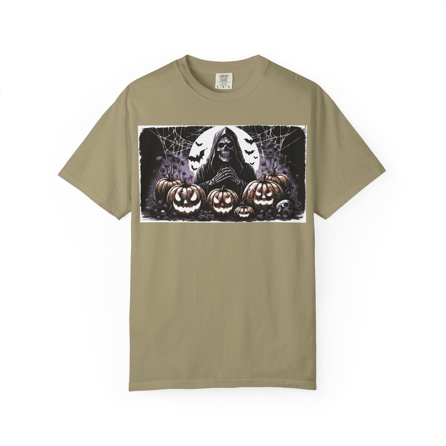 Spooky Halloween T-shirt, Unisex Graphic Tee, Ghostly Apparel, Fall Fashion, Pumpkin Shirt, Halloween Costume Top
