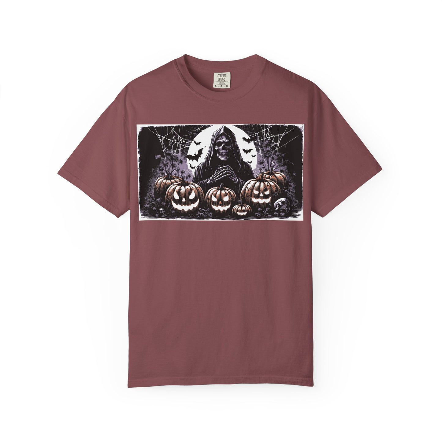 Spooky Halloween T-shirt, Unisex Graphic Tee, Ghostly Apparel, Fall Fashion, Pumpkin Shirt, Halloween Costume Top