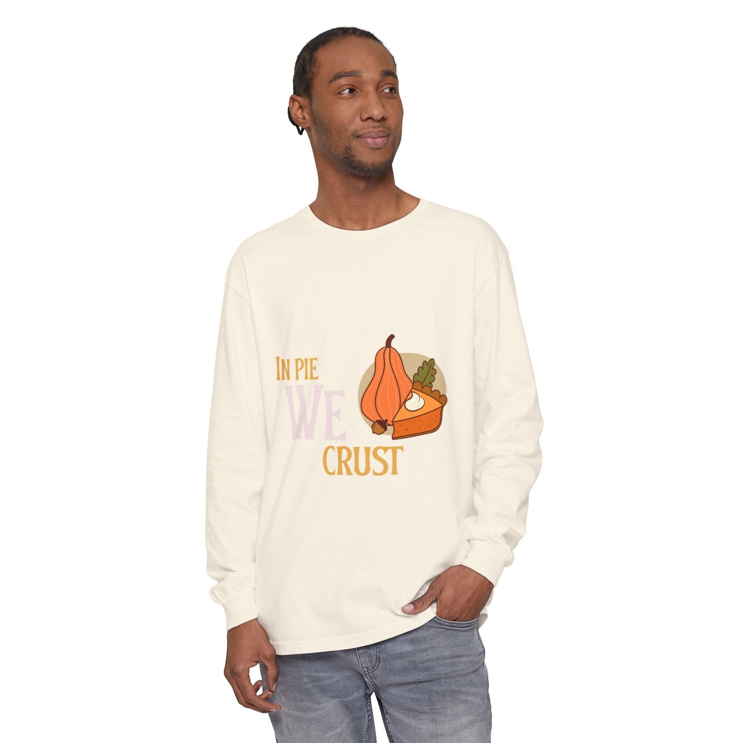 Fall Kitchen Humor Long Sleeve T-Shirt, Thanksgiving Gift, Thanksgiving Sweater, Pie Lovers Shirt, Cozy Fall Apparel, Unisex Sweatshirt - MaisonThreadory