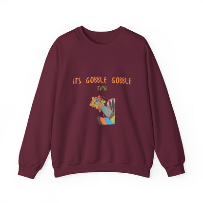 Thanksgiving Vibe Crewneck Sweatshirt, Fall Fashion, Unisex Sweatshirt, Cozy Gift for Her, Autumn Apparel, Holiday Wear - MaisonThreadory