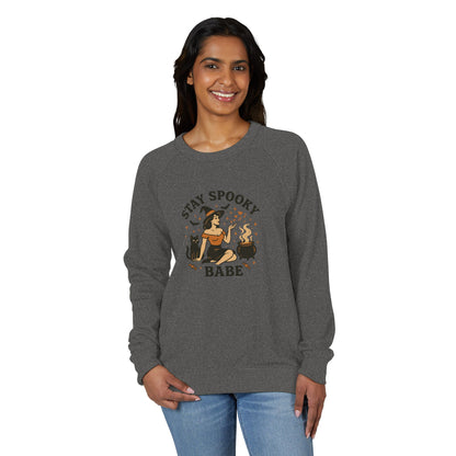 Stay Spooky Babe Unisex French Terry Raglan Crewneck Sweatshirt, Cozy Halloween Apparel, Perfect for Fall Celebrations, Unique Gift [...]