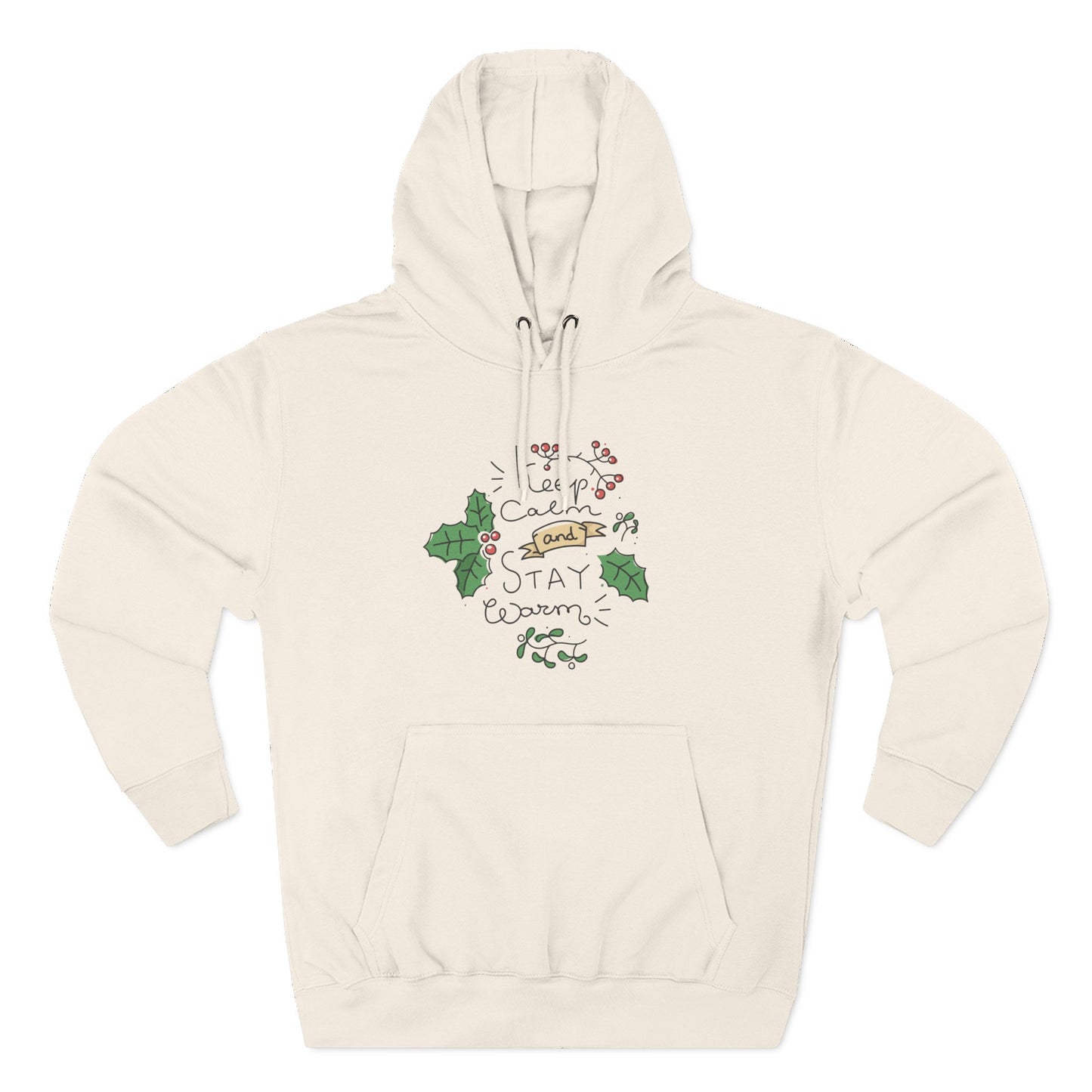 Cozy Stay Warm Fleece Hoodie for All Seasons, Cute Unisex Winter Apparel, Perfect Gift for Friends and Family - MaisonThreadory