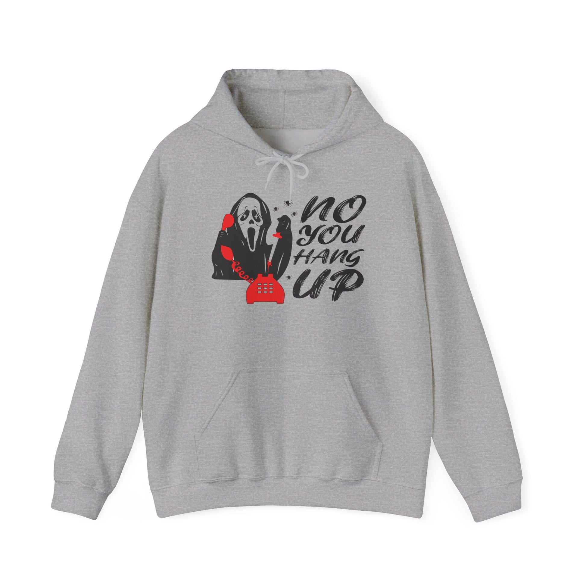 Spooky Phone Call Hoodie - Cozy Unisex Sweatshirt for Halloween, Horror Fans, Casual Wear, Gift Ideas, Scary Movie Nights - MaisonThreadory
