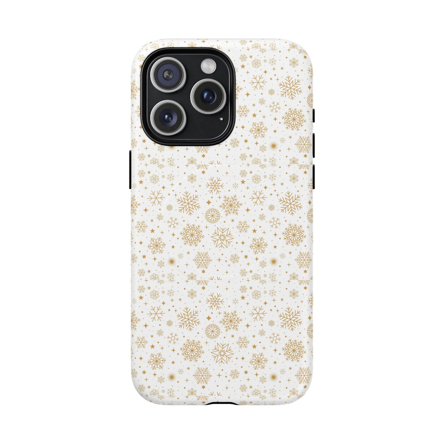 Festive Snowflake Phone Cases for Winter, Holiday Gift, Sleek Design, Winter Accessories, Durable Protection - MaisonThreadory
