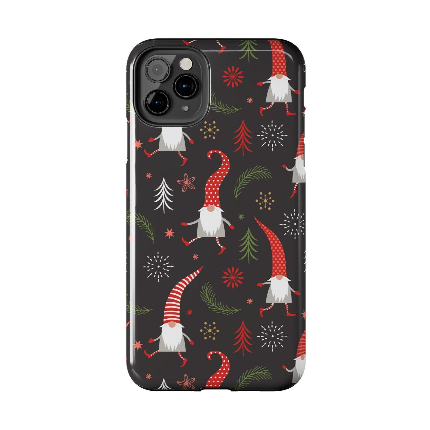 Gnomes & Holiday Cheer Tough Phone Cases, Cute Phone Accessories, Holiday Gift, Gnome Phone Cover, Festive Phone Protection, Winter Decor