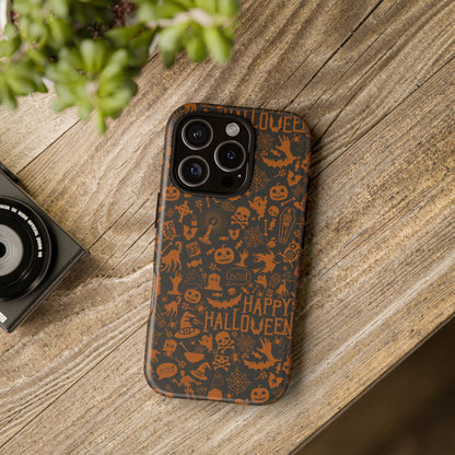 Halloween Phone Case, Tough Cases with Spooky Design, Trick or Treat Accessories, Perfect for Halloween Decor, Gift for Halloween Lovers