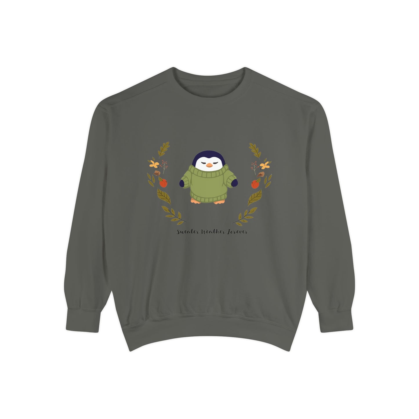 Whimsical Penguin Sweatshirt, Cozy Unisex Pullover for Every Occasion, Gift for Winter Lovers, Cute Fall Apparel, Festive Holiday Clothing - MaisonThreadory