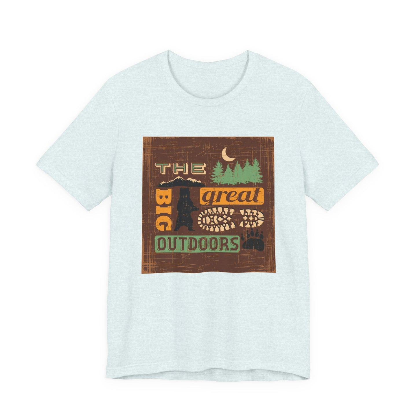 The Great Outdoors Unisex Tee, Adventure Shirt, Nature Lover Gift, Camping Apparel, Summer Vibes, Hiking Outfit - MaisonThreadory