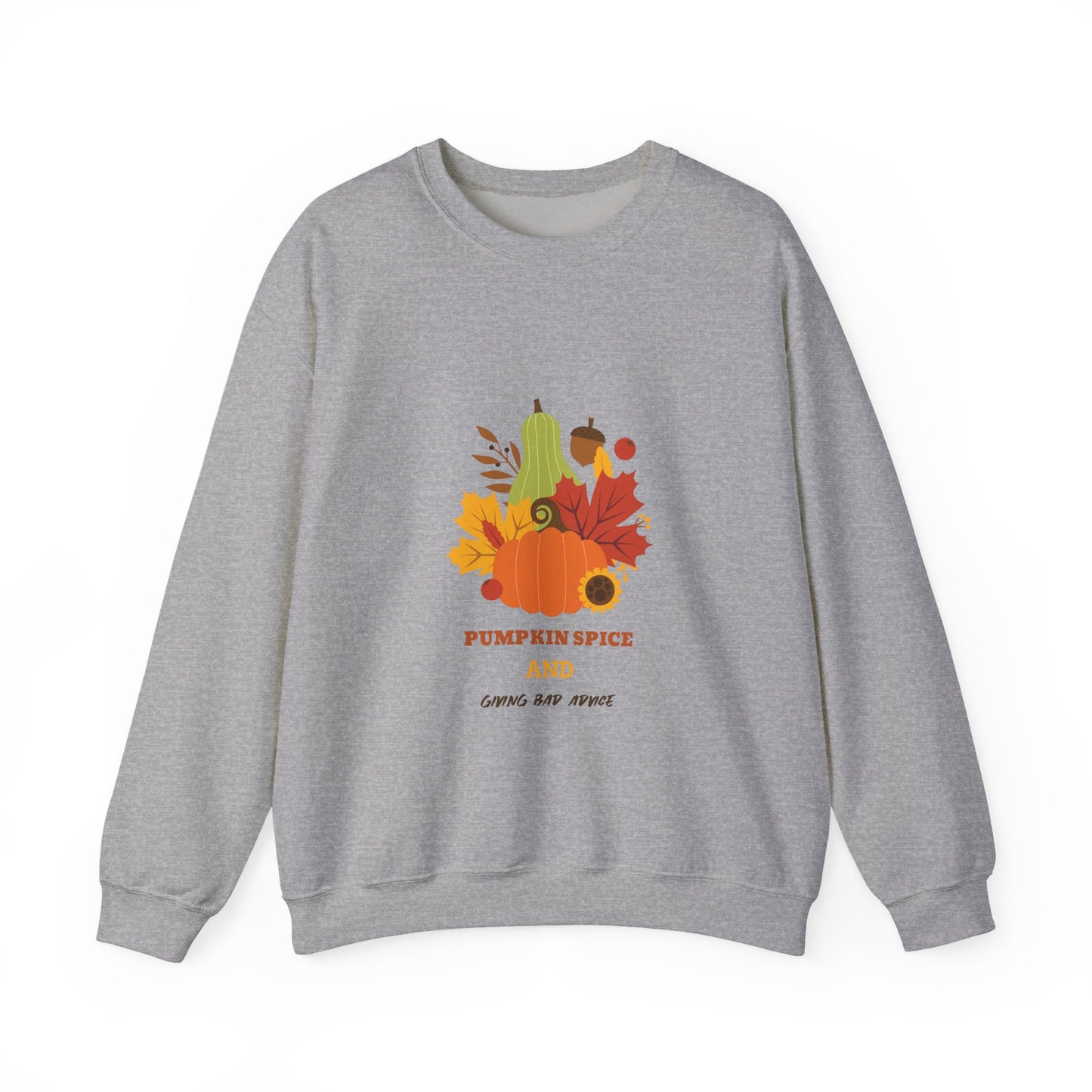 Fall Sweatshirt, Autumn Pullover, Cozy Jumper, Seasonal Crewneck, Unisex Sweater, Warm Top - MaisonThreadory