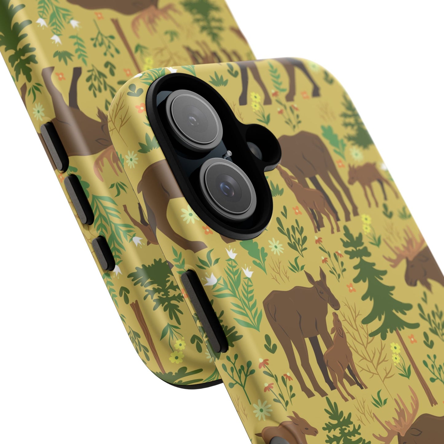 Moose Phone Case - Nature Lover's Accessory, Gifts for Outdoorsy Friends, Wildlife Decor, Eco-Friendly Cover, Forest Adventure Gear - MaisonThreadory