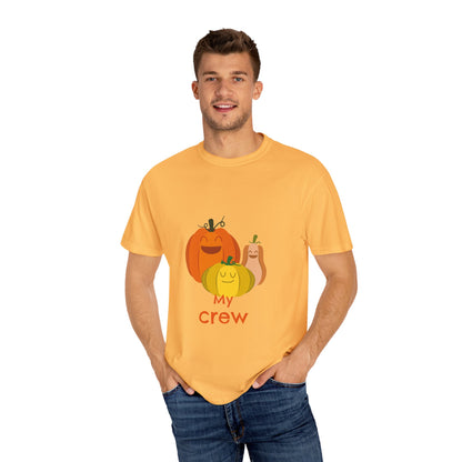 Cute Pumpkin Family T-Shirt, Fall Apparel, Halloween Shirt, Thanksgiving Gift, Harvest Crew Tee, Unisex Seasonal Wear - MaisonThreadory
