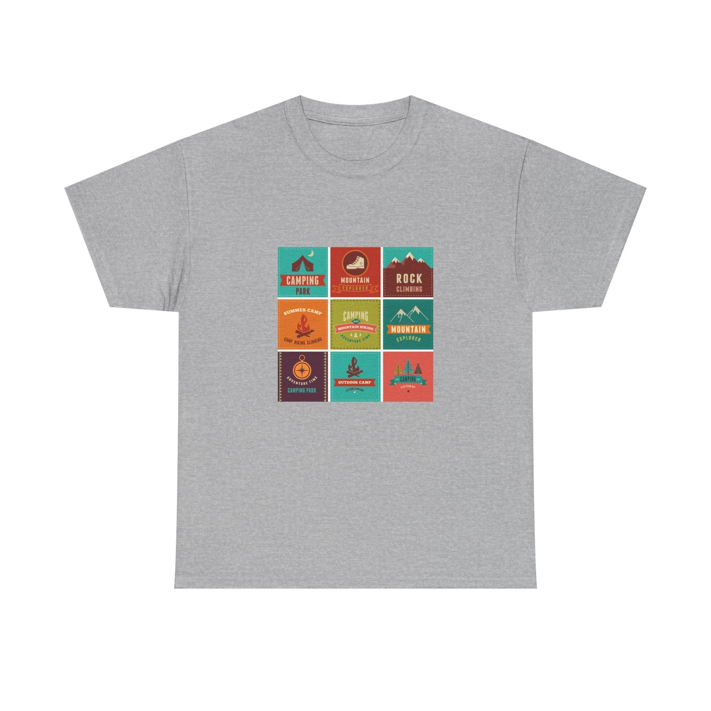 Outdoor Adventure Unisex Heavy Cotton Tee | Camping, Hiking, Nature Lover Shirt, Travel Gift, Unisex T-Shirt