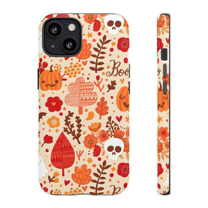 Autumn Phone Case - Cozy Fall Vibes, Pumpkin Decor, Halloween Gift, Floral Design, Seasonal Aesthetic