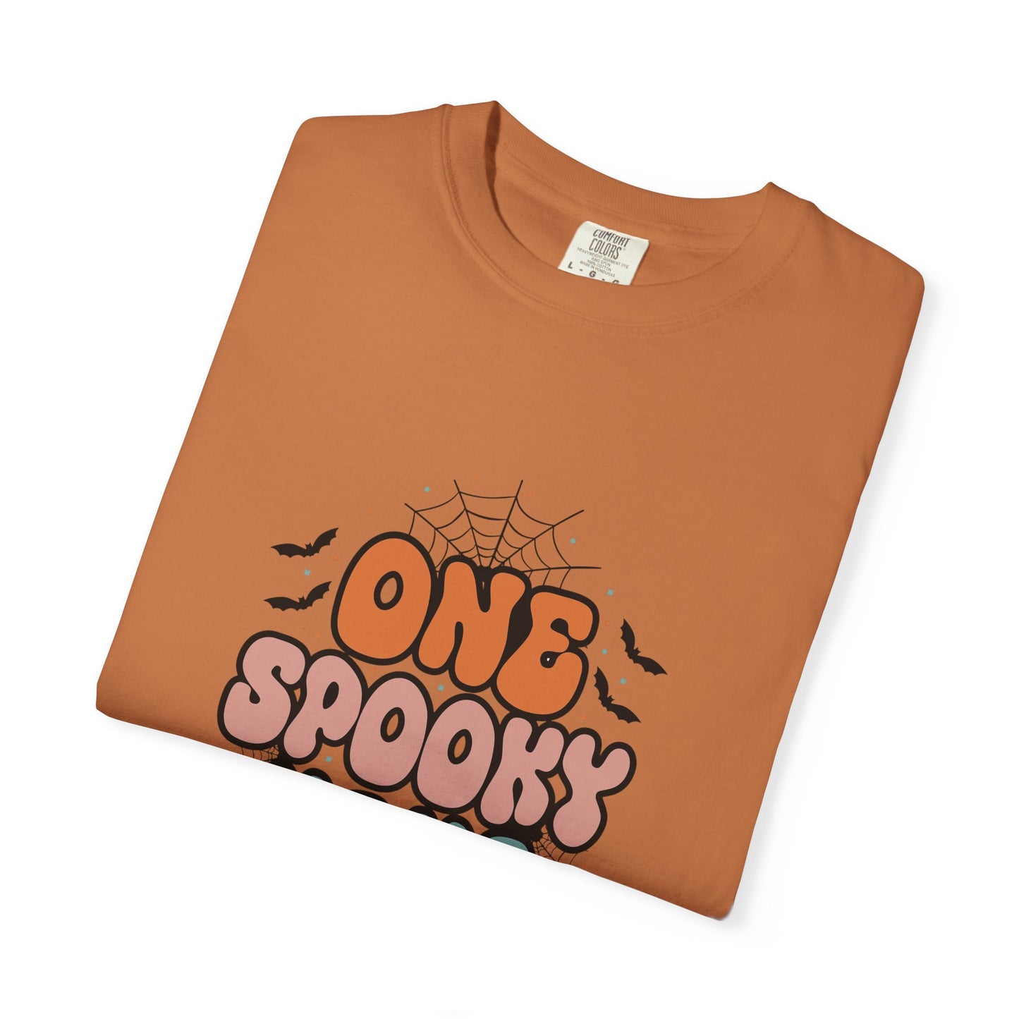 Unisex Halloween T-Shirt, One Spooky Mama Tee, Casual Fall Apparel, Gift for Moms, Halloween Festivities, Spooky Season Shirt