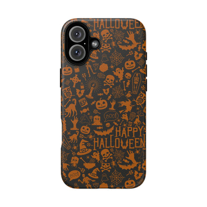 Halloween Phone Case, Tough Cases with Spooky Design, Trick or Treat Accessories, Perfect for Halloween Decor, Gift for Halloween Lovers