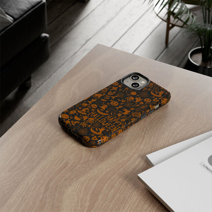 Halloween Phone Case, Tough Cases with Spooky Design, Trick or Treat Accessories, Perfect for Halloween Decor, Gift for Halloween Lovers
