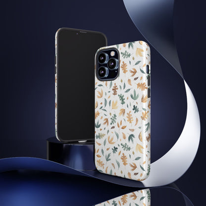 Stylish Floral Phone Case - Tough Cases, Nature-Inspired Design, Gift for Her, Phone Accessory, Floral Pattern Cover