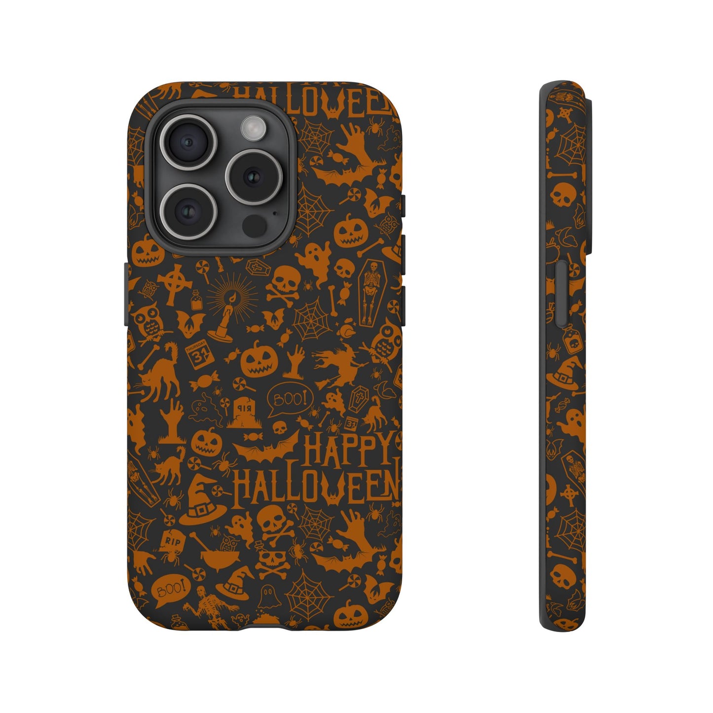 Halloween Phone Case, Tough Cases with Spooky Design, Trick or Treat Accessories, Perfect for Halloween Decor, Gift for Halloween Lovers