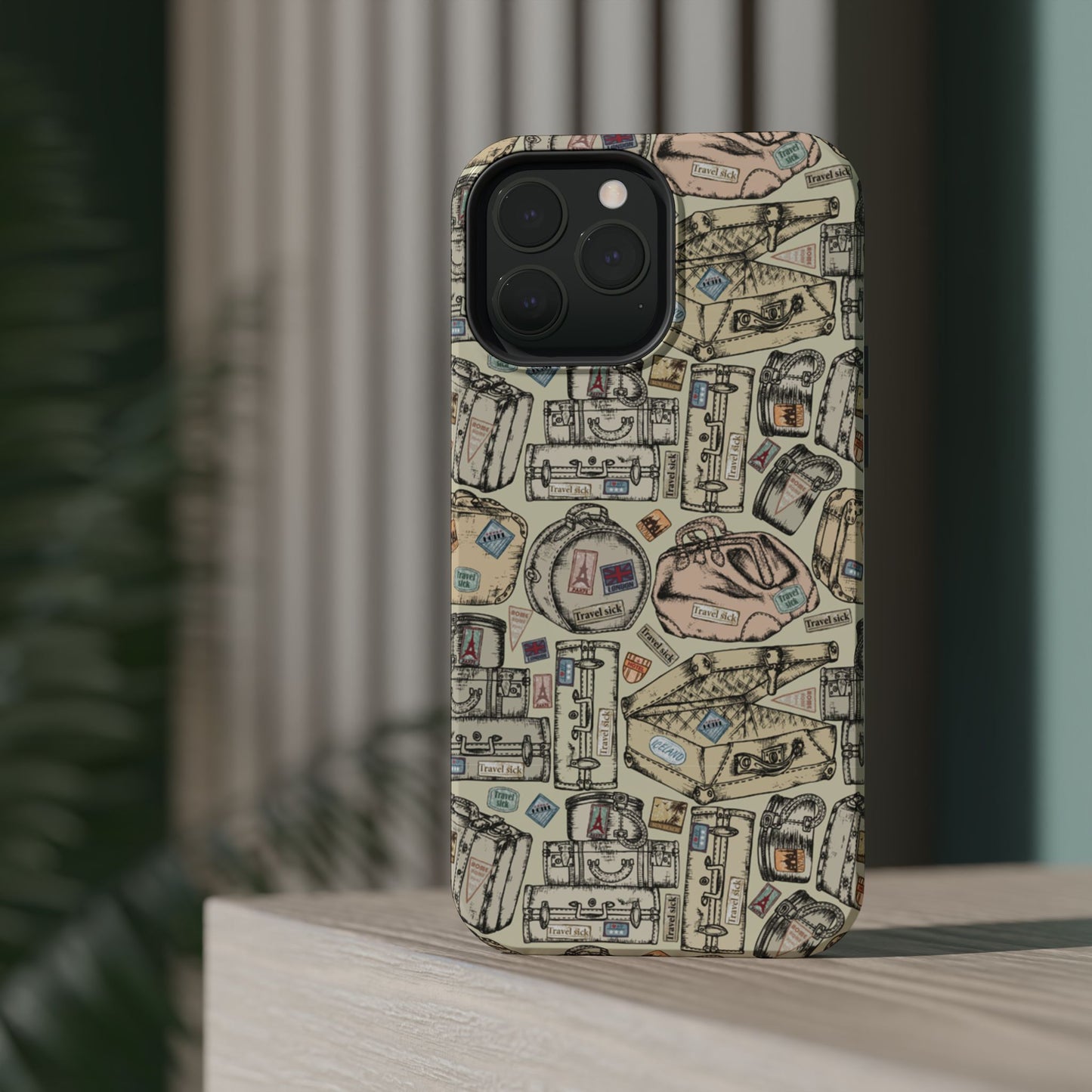 Travel-Inspired Magnetic Tough Cases, Unique Phone Accessories, Perfect for Adventurers, Great Gift for Travelers or Holidays