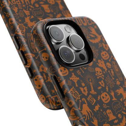 Halloween Phone Case, Tough Cases with Spooky Design, Trick or Treat Accessories, Perfect for Halloween Decor, Gift for Halloween Lovers