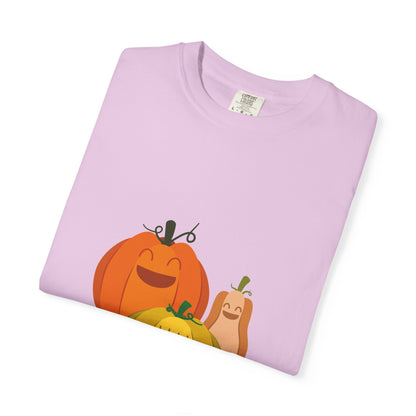 Cute Pumpkin Family T-Shirt, Fall Apparel, Halloween Shirt, Thanksgiving Gift, Harvest Crew Tee, Unisex Seasonal Wear - MaisonThreadory