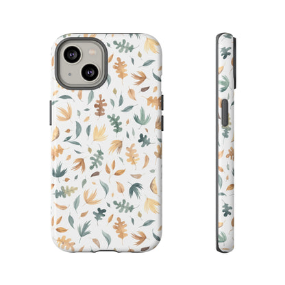 Stylish Floral Phone Case - Tough Cases, Nature-Inspired Design, Gift for Her, Phone Accessory, Floral Pattern Cover