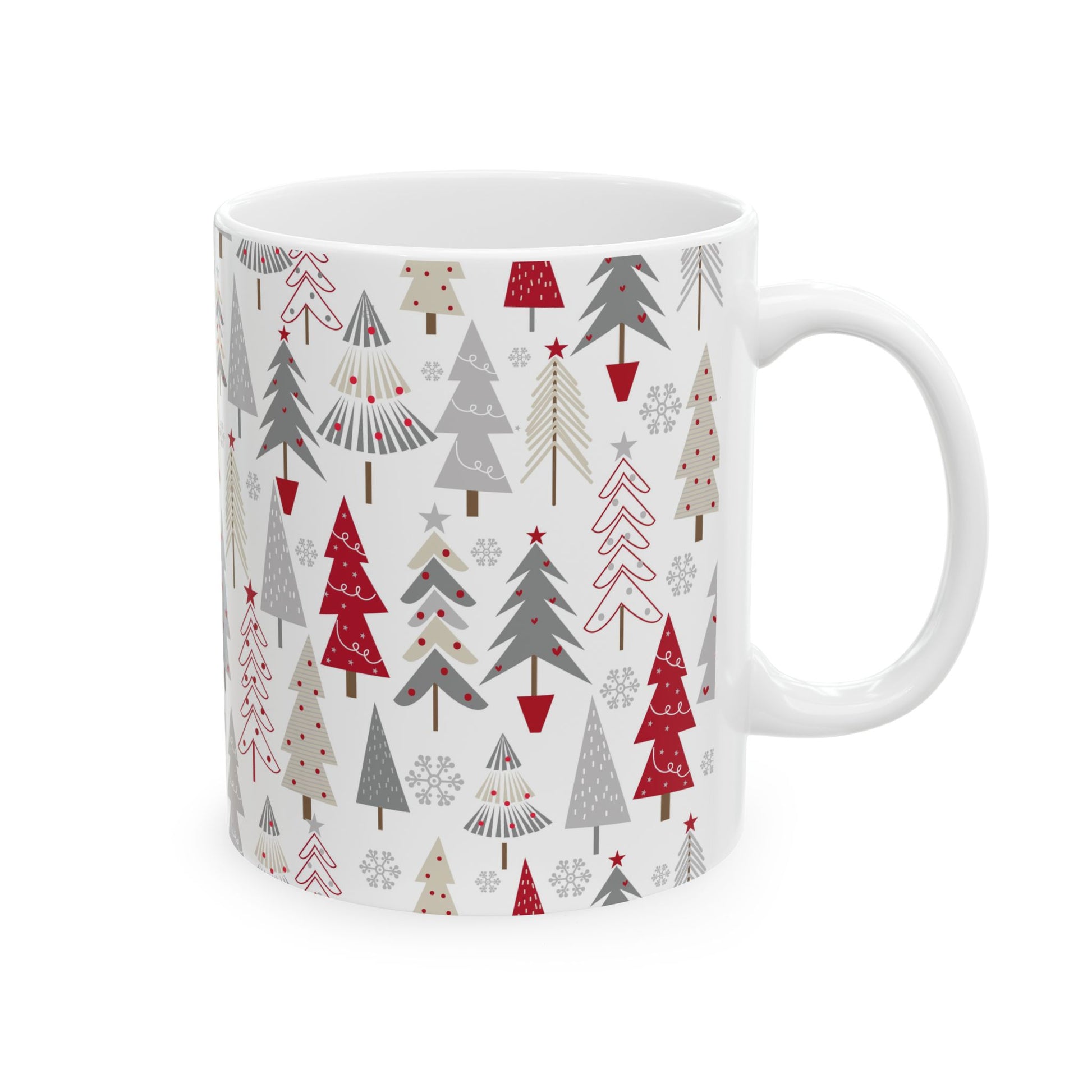 Mystic Forest Ceramic Mug, Cozy Drinkware for Nature Lovers, Gift for Outdoor Enthusiasts, Camping Mug, Forest-Themed Coffee Cup - MaisonThreadory