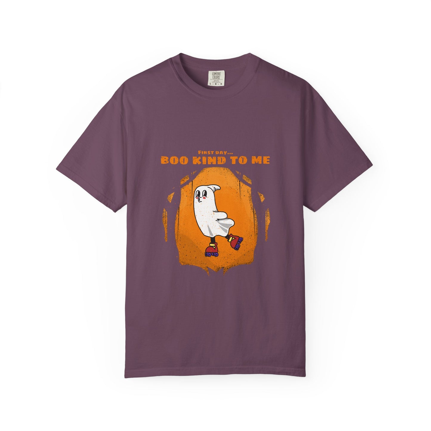 Playful Message T-Shirt: Boo Kind To Me, Funny Graphic Tee, Unisex Cotton Top, Casual Wear, Gift for Friends - MaisonThreadory