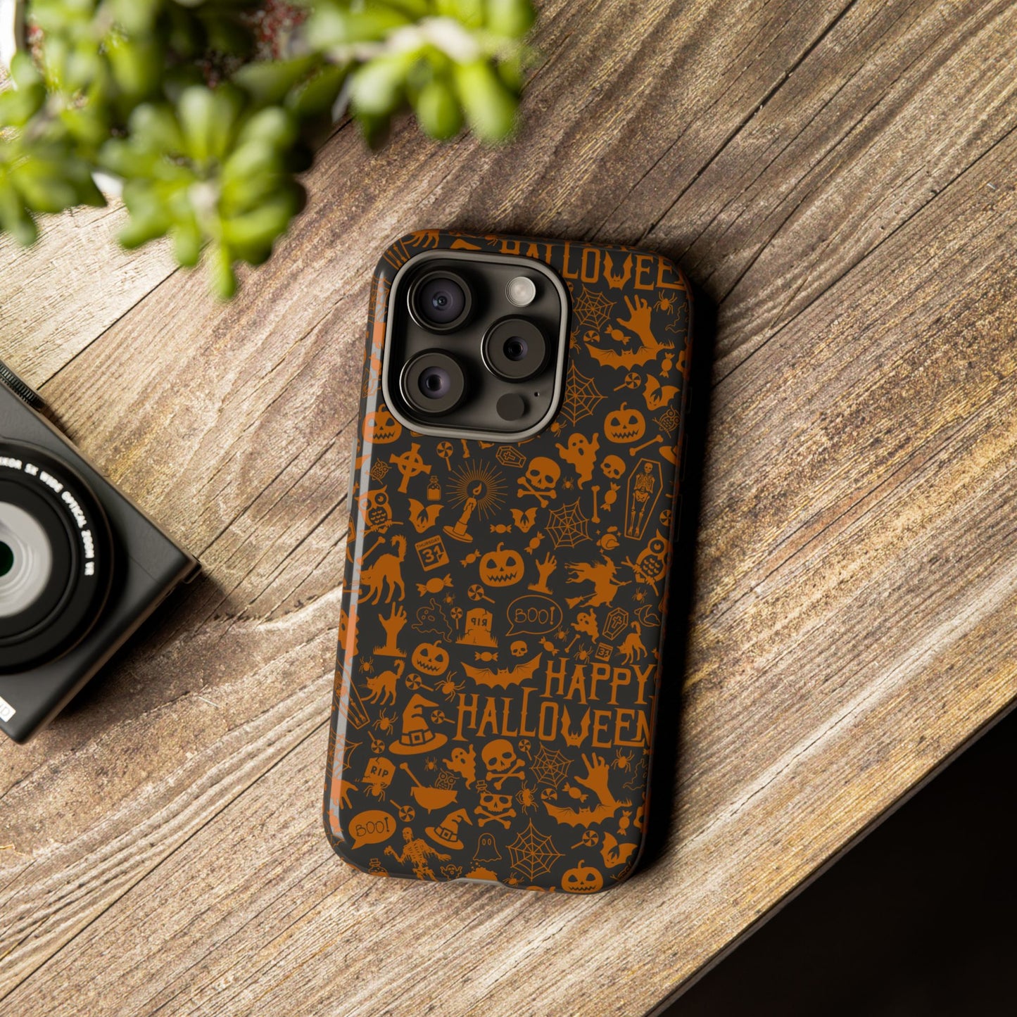 Halloween Phone Case, Tough Cases with Spooky Design, Trick or Treat Accessories, Perfect for Halloween Decor, Gift for Halloween Lovers
