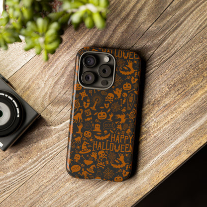 Halloween Phone Case, Tough Cases with Spooky Design, Trick or Treat Accessories, Perfect for Halloween Decor, Gift for Halloween Lovers