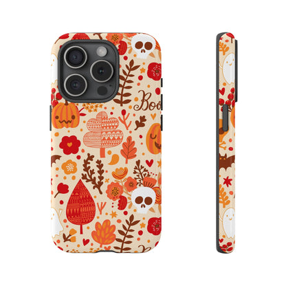 Autumn Phone Case - Cozy Fall Vibes, Pumpkin Decor, Halloween Gift, Floral Design, Seasonal Aesthetic