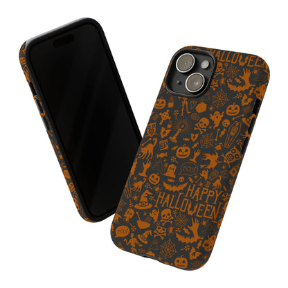 Halloween Phone Case, Tough Cases with Spooky Design, Trick or Treat Accessories, Perfect for Halloween Decor, Gift for Halloween Lovers