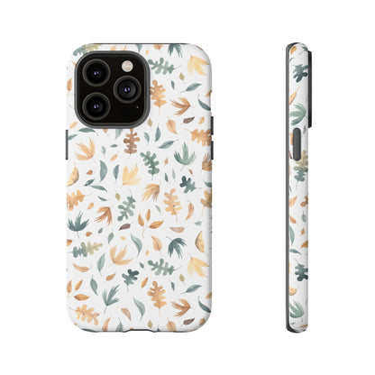 Stylish Floral Phone Case - Tough Cases, Nature-Inspired Design, Gift for Her, Phone Accessory, Floral Pattern Cover