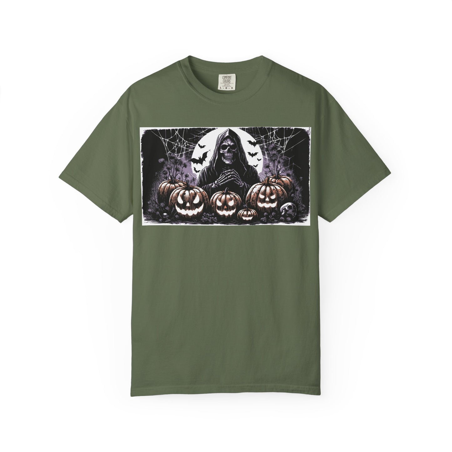Spooky Halloween T-shirt, Unisex Graphic Tee, Ghostly Apparel, Fall Fashion, Pumpkin Shirt, Halloween Costume Top