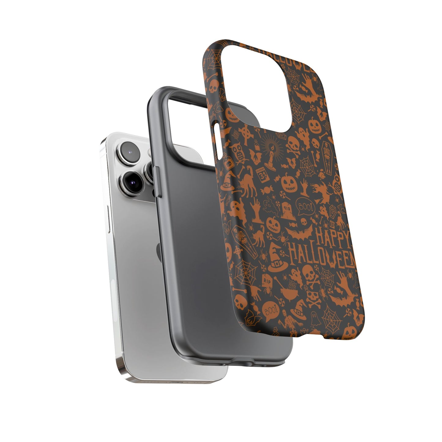 Halloween Phone Case, Tough Cases with Spooky Design, Trick or Treat Accessories, Perfect for Halloween Decor, Gift for Halloween Lovers