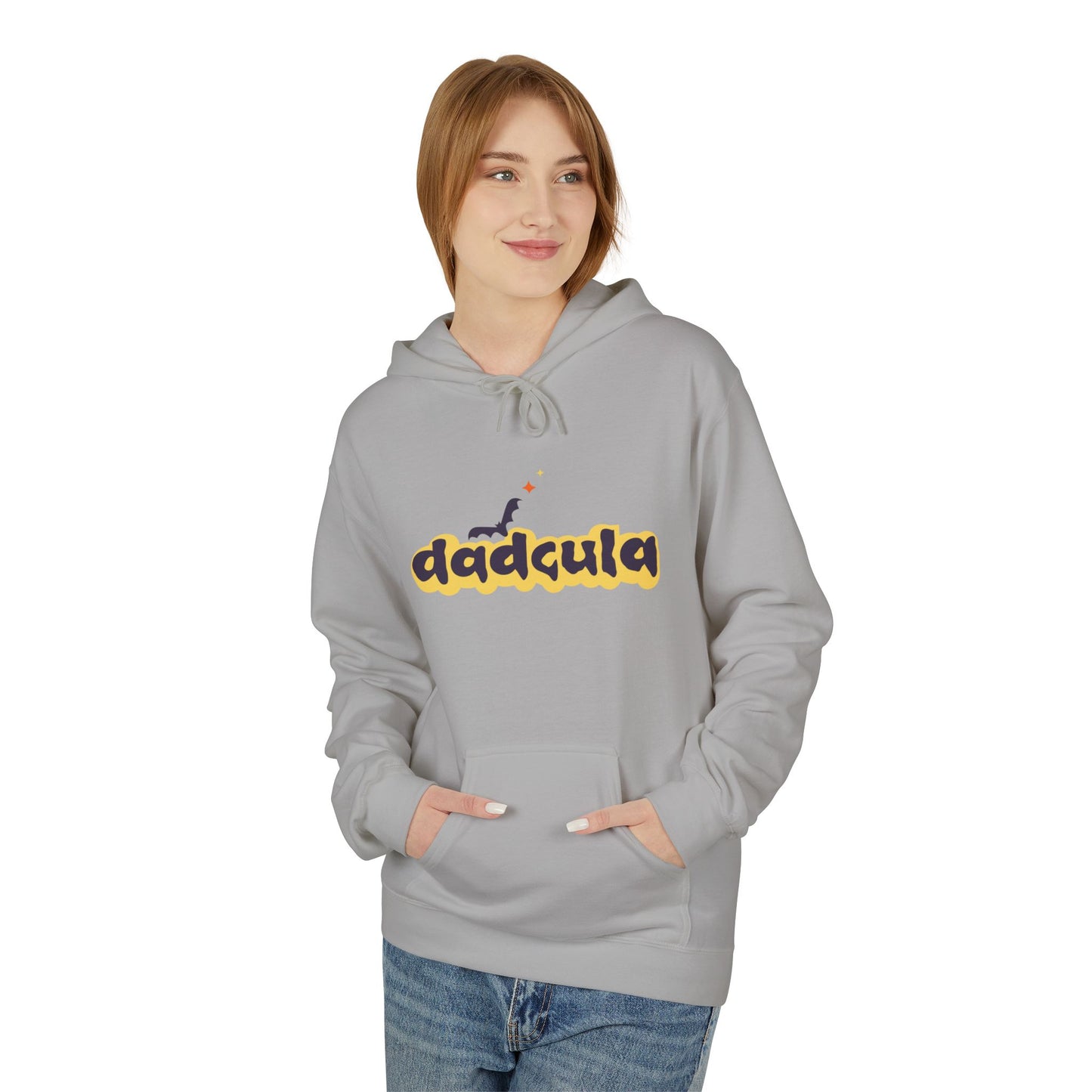 Dramatic Fleece Hoodie with Unique Design, Cozy Fall Apparel, Great for Halloween, Casual Wear, Gift for Friends - MaisonThreadory