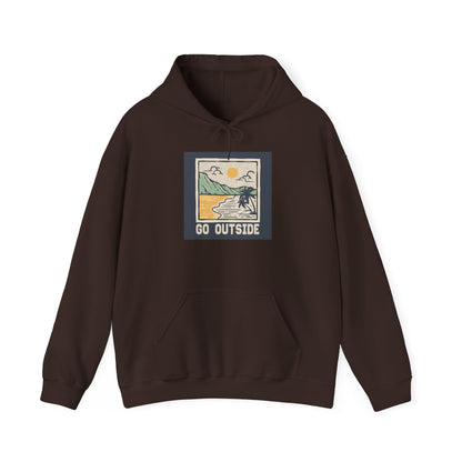 Outdoor Adventure Hooded Sweatshirt, Cozy Unisex Hoodie, Perfect for Hiking, Camping, Weekend Getaways, Gifts for Nature Lovers - MaisonThreadory