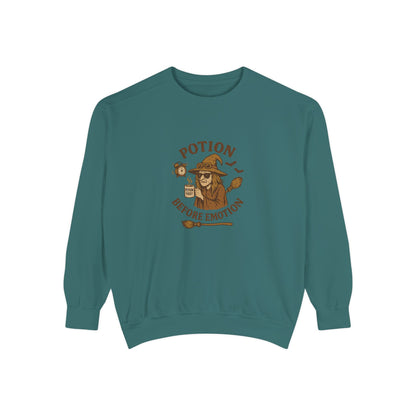Potion Before Emotion Sweatshirt | Unisex Magical Sweatshirt for Cozy Days, Witchy Gifts, Halloween Apparel, Birthday Present, [...] - MaisonThreadory